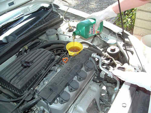 Honda civic oil change sales